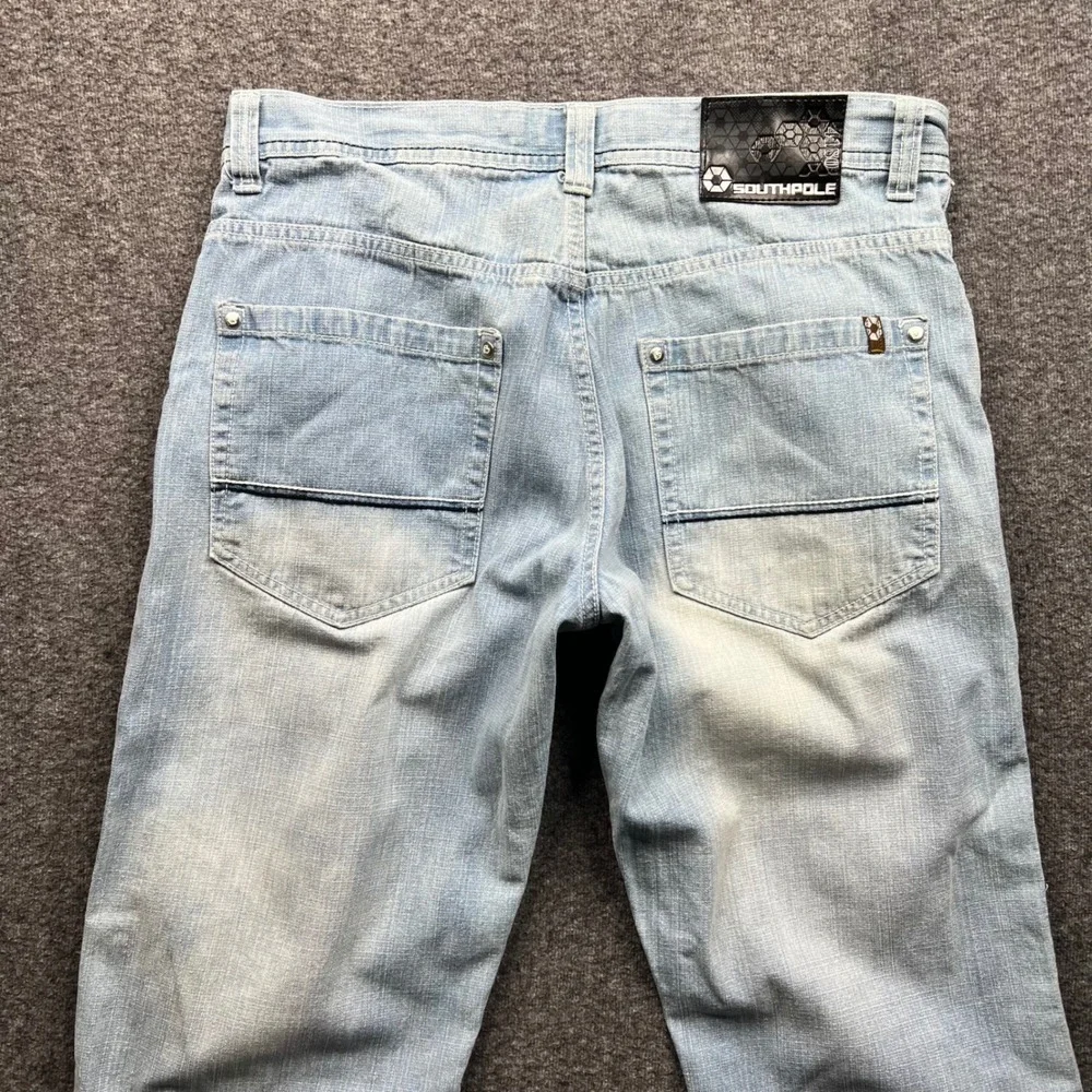 Vintage Southpole Jeans Mens 36x30‎ Fits 35x29 Light Wash Loose Fit Y2K Street